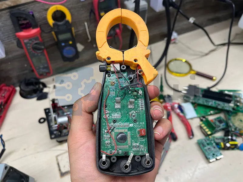 تعمیر مولتی متر کلمپی(آمپرمتر چنگکی)